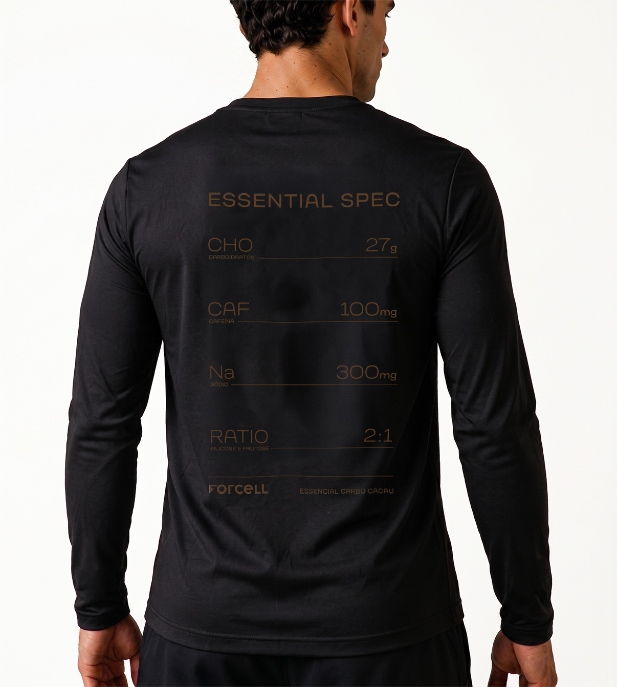 T-Shirt Ultra Ligth Manga Longa - Cacau